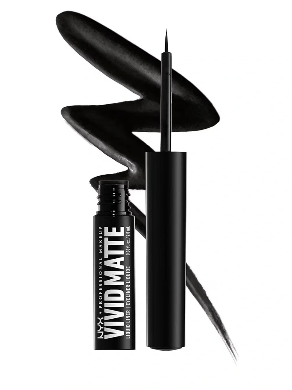 *3/$15, NYX Vivid Matte Liquid Eyeliner — Black